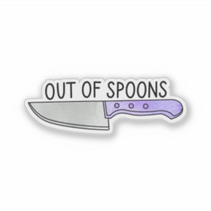 Sticker Hors cuillères   Maladie chronique et santé mental
