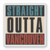 Sticker Hors-droit Vancouver Washington WA (Devant)