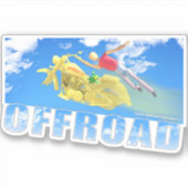 Sticker Hors route - 02 (Devant)