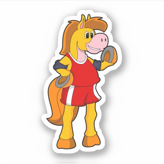 Sticker Horse as Runner (Devant)