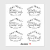 Sticker Horse Ranch | Ferme à cheval (Feuille)