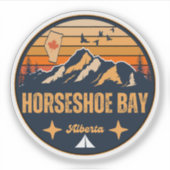 Sticker Horseshoe Bay (Alberta) (Devant)