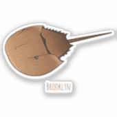 Sticker Horseshoe crab (Recto)