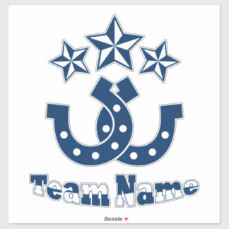 Sticker Horseshoe personnalisé unique