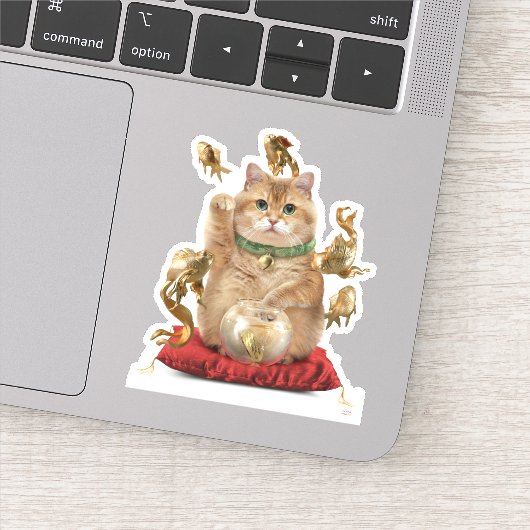Sticker Hosico Maneki-neko (Détail)