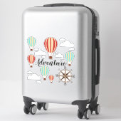 Sticker Hot Air Balloons Adventure (Sur valise)