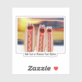 Sticker Hot Dogs Weenie People (Feuille)
