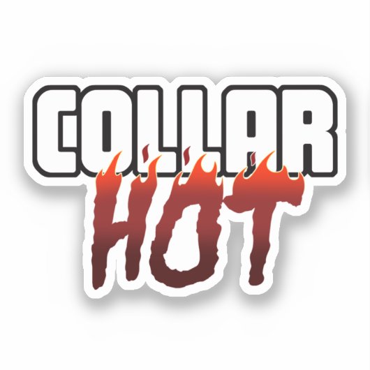 Sticker Hot Under the Collar (Recto)