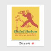 Sticker Hotel Anton Dresden Allemagne (Feuille)