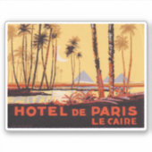 Sticker Hotel de Paris Cairo (Devant)