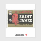 Sticker Hôtel Saint James Mar Del Plata (Feuille)