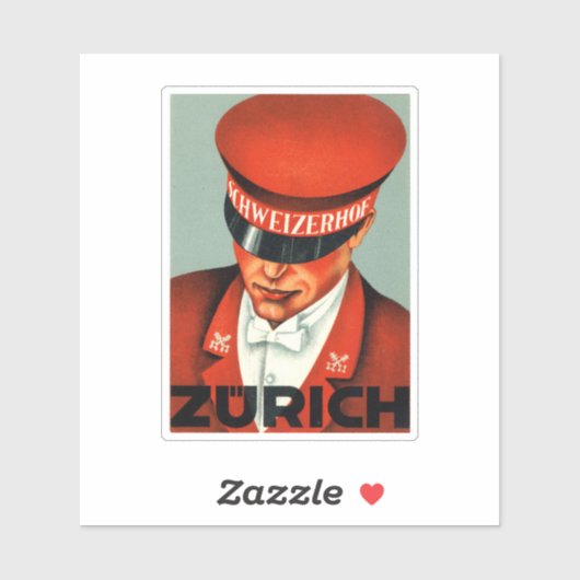 Sticker Hotel Schweizerhof Suisse (Feuille)