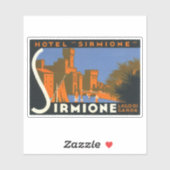 Sticker Hotel Sirmion Lago Di Garda (Feuille)