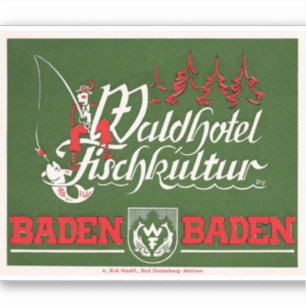 Sticker Hôtel Wald Allemagne