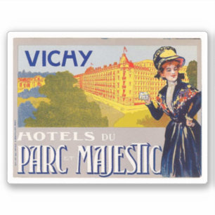 Sticker Hôtels du Parc Majestic Vichy France