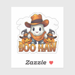 Sticker Hou Hou Halloween occidental fantôme vintage drôle