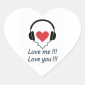 sticker houdt van mij houdt van jou (Voorkant)