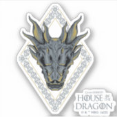 Sticker HOUSE of the Dragon | Skull Diamond Crest (Devant)
