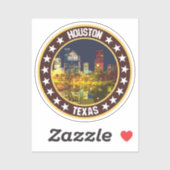 Sticker Houston (Feuille)