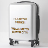 Sticker Houston pue (Sur valise)