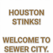 Sticker Houston pue (Devant)
