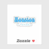 Sticker Houston Texas (Feuille)
