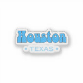 Sticker Houston Texas (Devant)