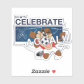 Sticker How to Celebrate a Goal With TAZ™ (Feuille)