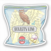 Sticker HOWLETS WING Macbeth sorcières sort. (Devant)