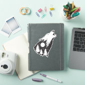 Sticker Howling Wolf (Couverture iPad)