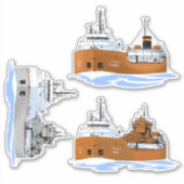 Sticker Hoyt Michipicoten, cargo des Grands Lacs (Devant)
