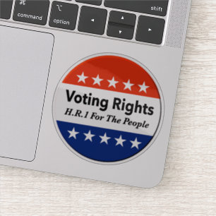 Sticker HR1 Loi Sur Les Droits De Vote Pour Le Peuple