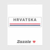 Sticker Hrvatska Lines  (Feuille)