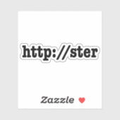 Sticker http://ster / code html (Feuille)