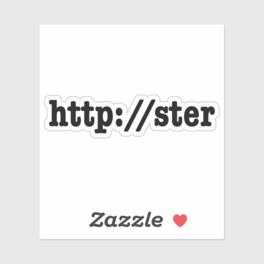 Sticker http://ster / code html (Feuille)