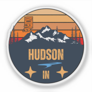 Sticker Hudson, Indiana