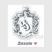 Sticker Hufflepuff Crest (Feuille)
