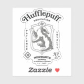 Sticker HUFFLEPUFF™ Dedication Patience Loyalty Crest (Feuille)