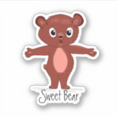 Sticker Hug d'ours doux (Devant)
