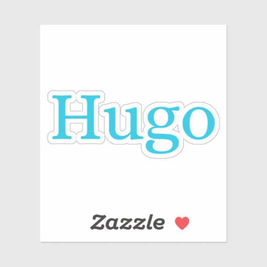 Sticker Hugo (Feuille)