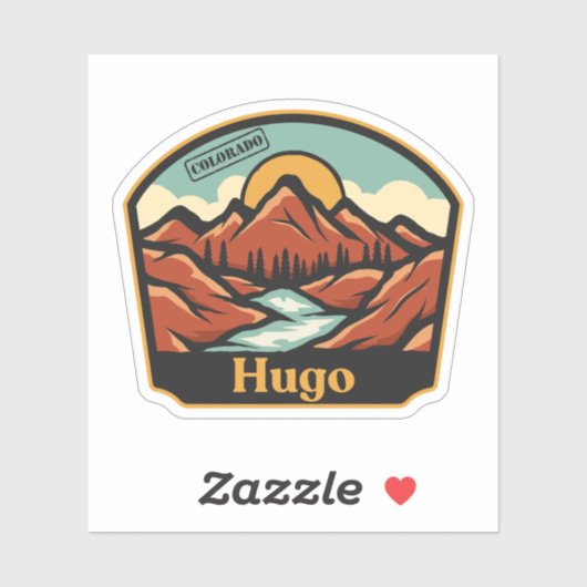 Sticker Hugo, Colorado (Feuille)