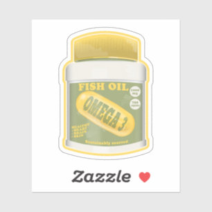 Sticker Huile de poisson oméga 3