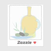 Sticker Huile d'olive (Feuille)