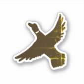 Sticker Huile d'or Artistic Flying Duck (Devant)