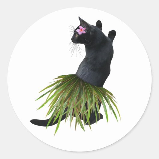 Sticker Hula Cat (Devant)