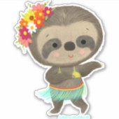 Sticker Hula dansante de Sloth (Devant)