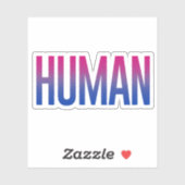 Sticker Humain bisexuel (Feuille)