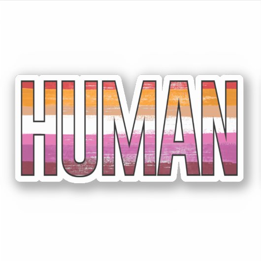 Sticker Humain lesbienne (Devant)
