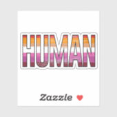 Sticker Humain lesbienne (Feuille)