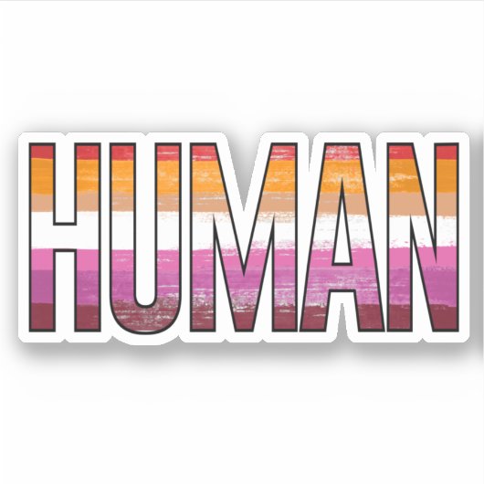 Sticker Humain lesbienne (Devant)